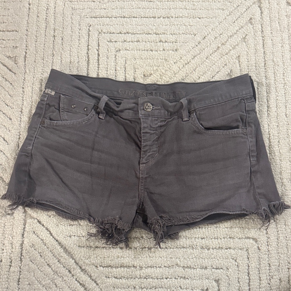 Citizens of humanity shorts 29 brown gray